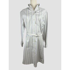 Brooks Brothers 346 Shirt Dress Sz 8 Stripe Non-Iron Supima Cotton Old Money EUC